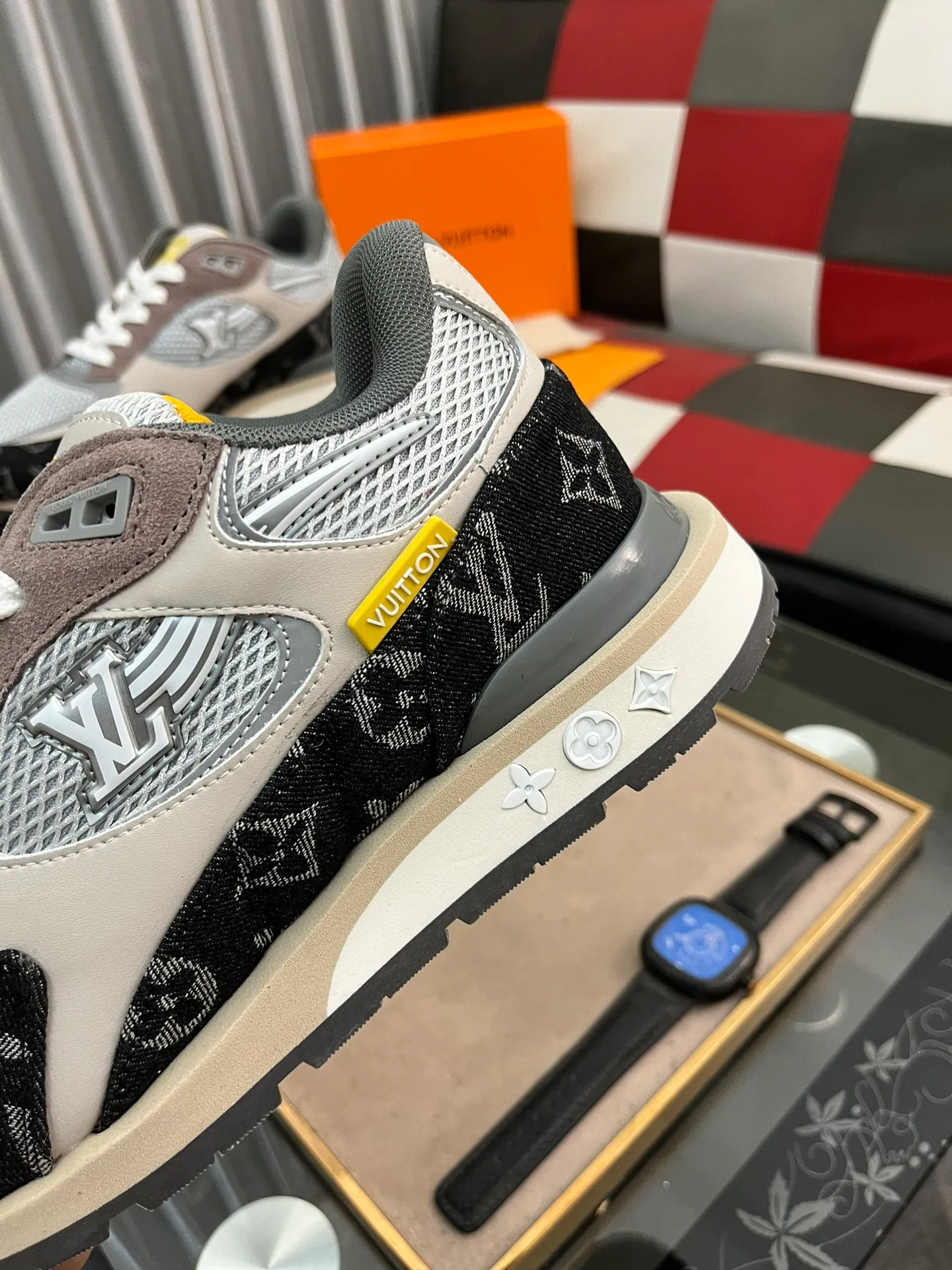 Men's Men's Shoes 💰660⌚️⌚️【LOUIS VUITTON) New 🍀LV Louis Vuitton*——LV classic dad shoes trendy shoes! Made of imported original soft calf leather, imported fly woven lining. Original wear-resistant rubber outsole! High quality products! Code number: 38-44